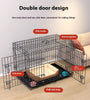 Encrypted Folding Dog Crate Large Cage Corgi And Shiba Inu Pet Cage
