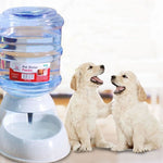 Cats Dogs Automatic Pet Feeder Drinking Water Fountains Large Capacity Plastic Pets Dog Food Bowl Water Dispenser