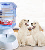 Cats Dogs Automatic Pet Feeder Drinking Water Fountains Large Capacity Plastic Pets Dog Food Bowl Water Dispenser